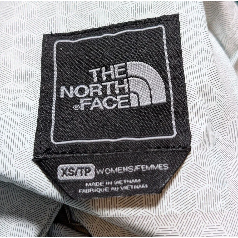 The North Face Size XS Venture Rain Jacket Green HyVent 2.5L Waterproof Shell - Picture 6 of 11